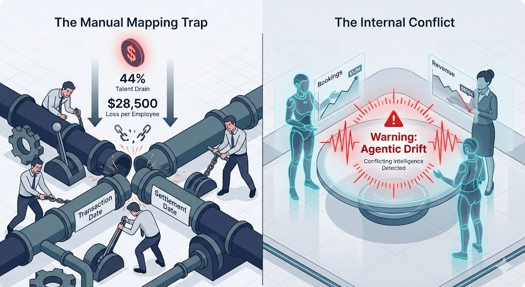 The First Mile Gap: Why Your Autonomous Systems Know Everything but Understand Nothing — illustration