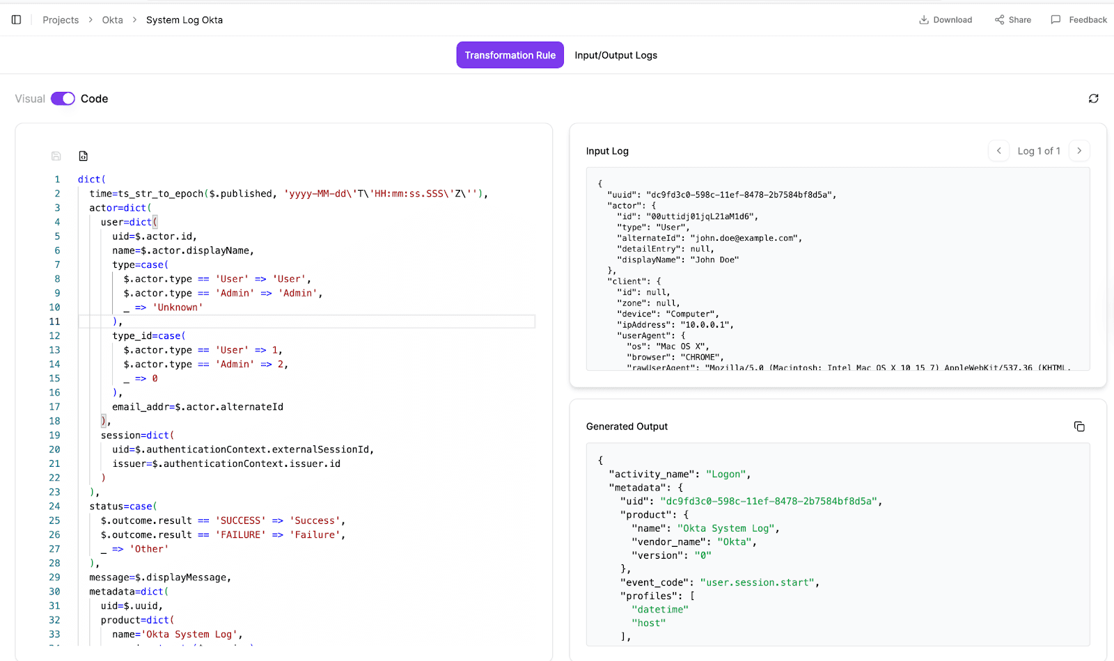 A Step-by-Step Guide: From Okta Logs to OCSF in Databricks — illustration